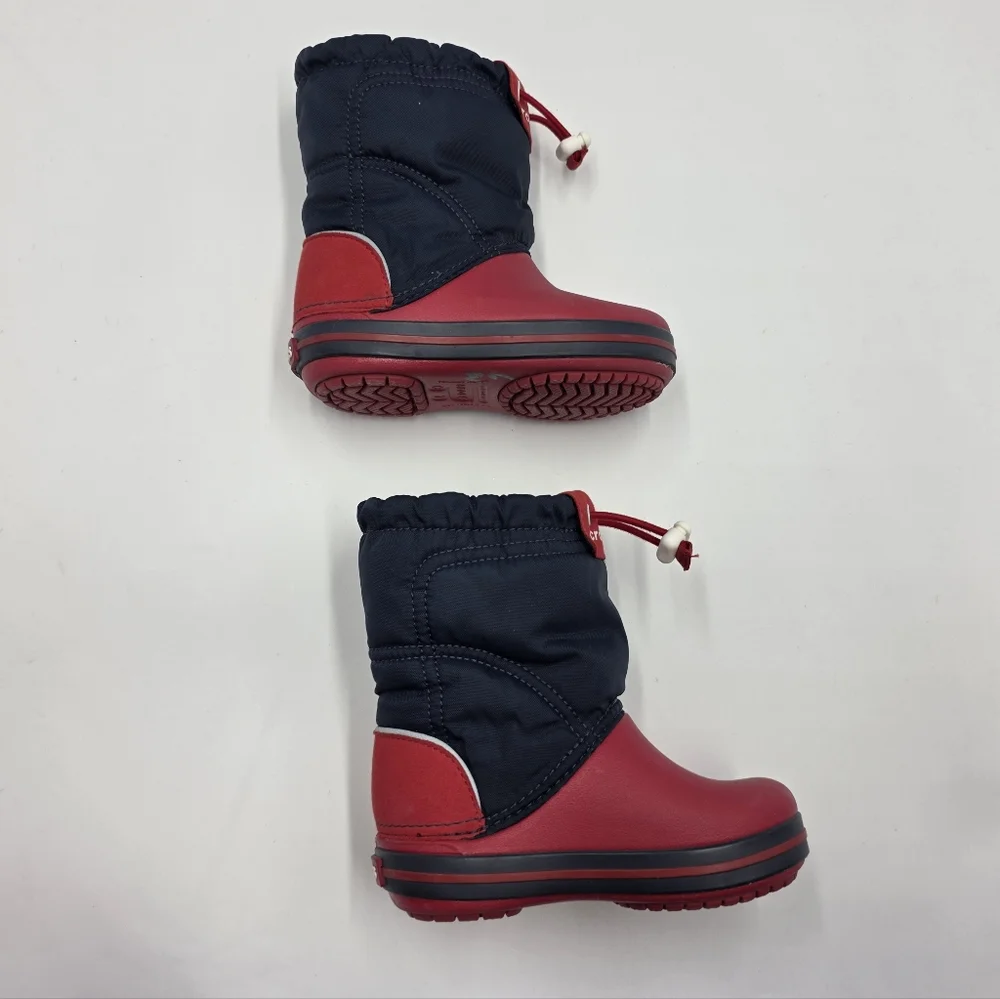 Crocs toddler Crocband Lodgepoint boots size 7